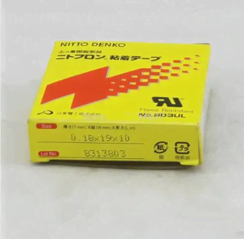 🛍 30 рулоновпартия, Высококачественная лента Nitto Denko 903UL, силиконовая клейкая лента Nitoflon (Т0, 18 мм * Ш, 19 мм * г, 10 м)