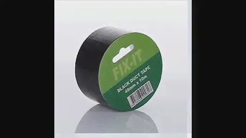 waterproof strong bonding 48mm wide black duct adhesive tape