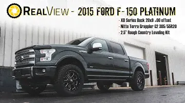 RealView - Leveled 2015 Ford F-150 w/ 20" XD Series Bucks & 33" Nitto Terra Grappler G2s