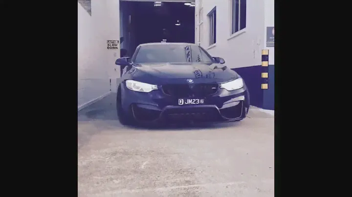 Nitto Invo white writing on BMW M4