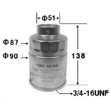 FC-158 фильтр топливный NITTO 4TD507