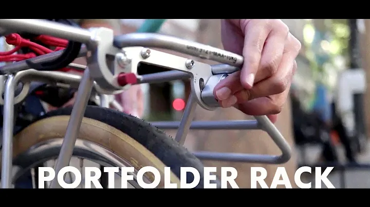 Soma Folding Porteur Bike Rack Demo