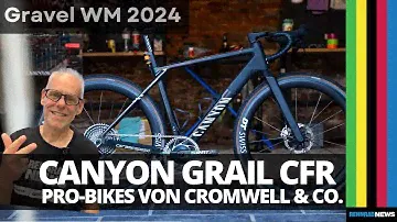 Gravel WM 2024: Canyon Grail CFR vom Canyon CLLCTV Team mit Treffeisen, Cromwell und Vakoč
