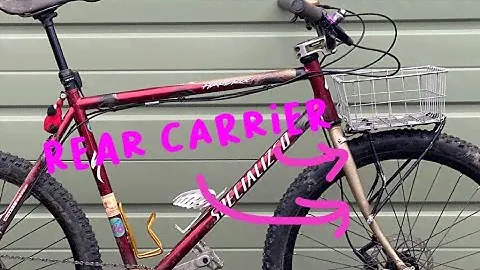 Rear carrier setup modified for the front! 🤙