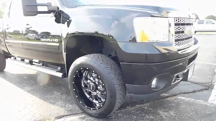 2014 GMC Sierra 2500 w/ SOTA SCAR 20x10 Death Metal Wheels & Nitto 275/55 NT420 Tires