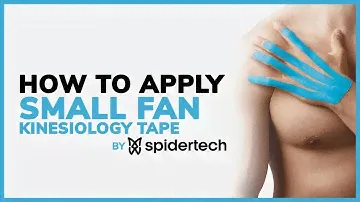 SpiderTech: How to Apply Small Fan Pre-Cut Kinesiology Tape