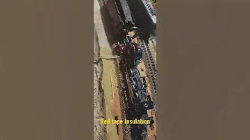 Red Electrical Tape Insulation for Lima HO locomotive  🚂